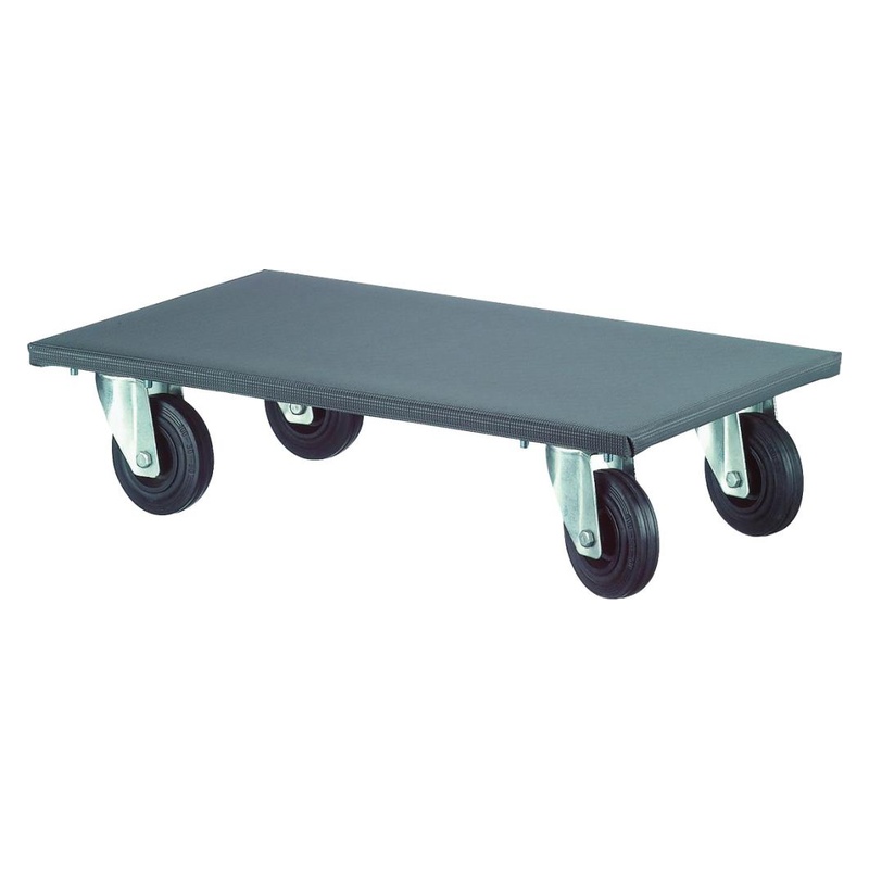 Carucior multi-scop BS Rollen, cauciuc, gri, 350kg, 600x500mm