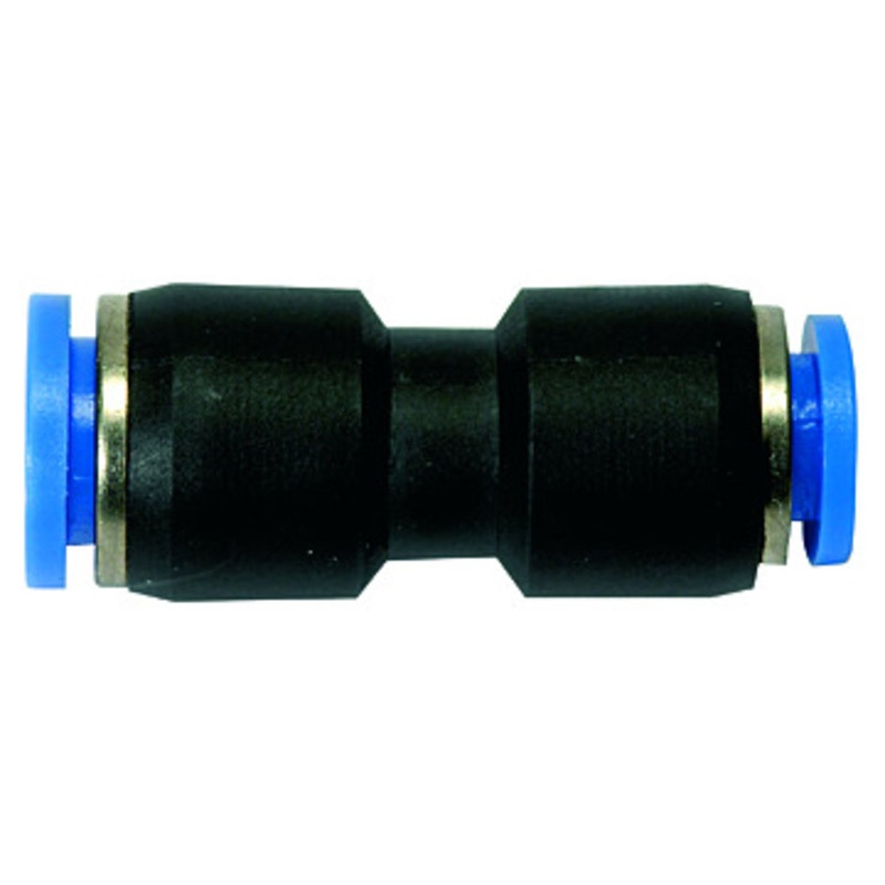 Conector drept, reductor de la Ø 12 mm la 10 mm, max. 10 bar, 44.2 mm lungime, RIEGLER