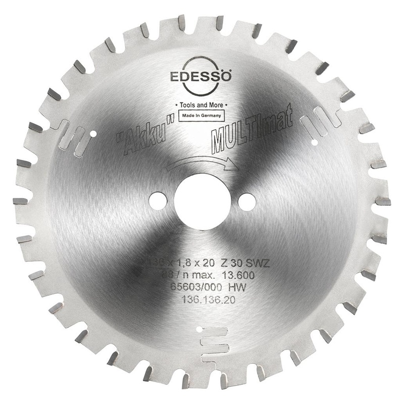 Panza fierastrau circular Edesso AKKU, SWZ, 136x20x1.8mm, 30 dinti