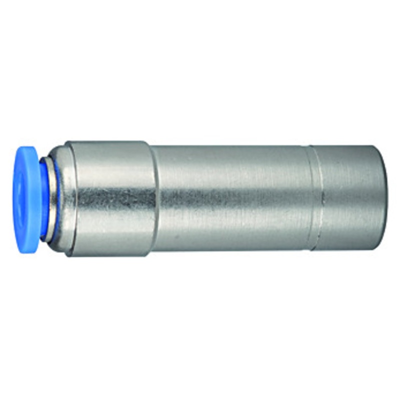 Conector drept, reductor de la Ø 10 mm la 8 mm, cu dop, max. 15 bar, 46.8 mm lungime, RIEGLER