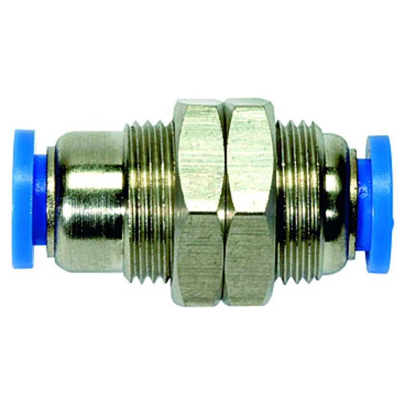 Conector etans drept, pentru furtun Ø 6 mm, 33.4 mm lungime, cheie 17 mm, RIEGLER