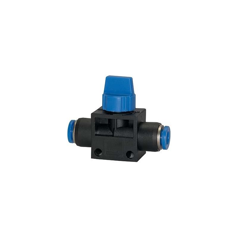 Supapa de inchidere cu 2 racorduri, furtun Ø 10 mm, 63.3 x 46.7 mm, max. 15 bar, RIEGLER