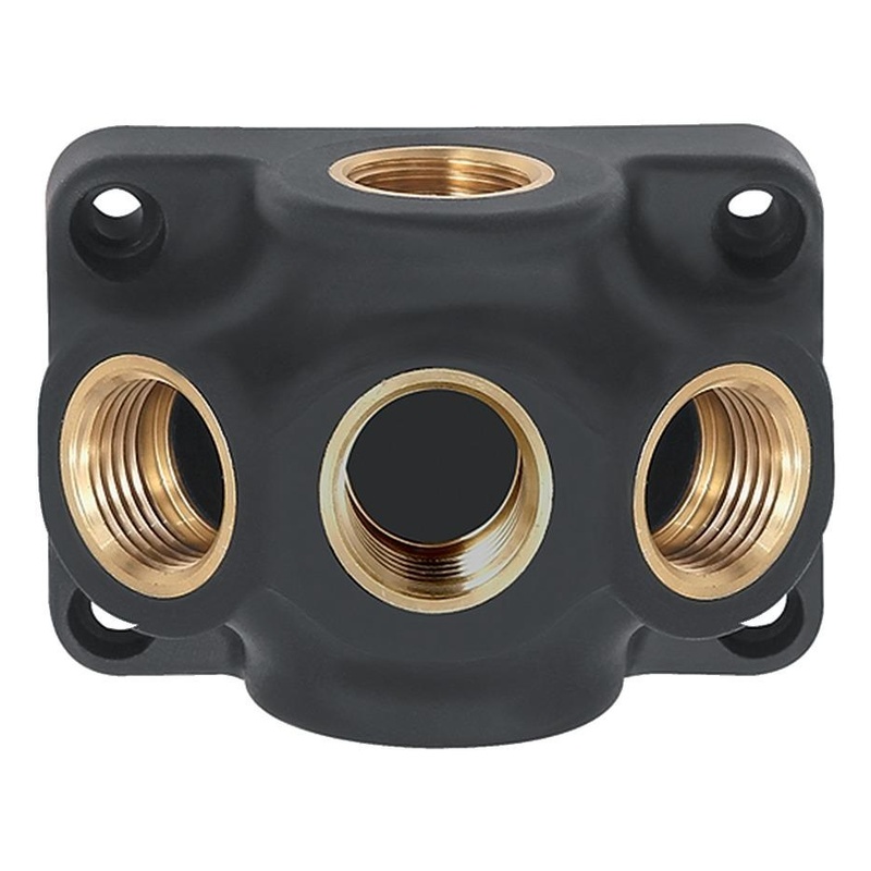 Riegler - Distribuitor aer comprimat 1x G3/4" la 3x G1/2" [EVD34-3]
