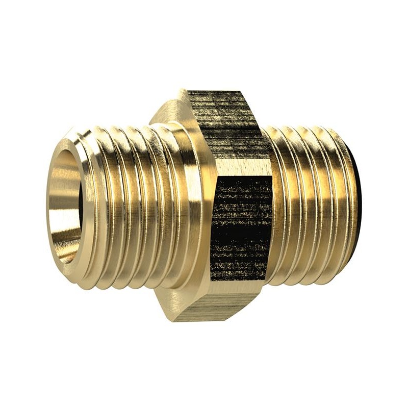 Niplu dublu Riegler alama G3/4" x G3/4", 32mm