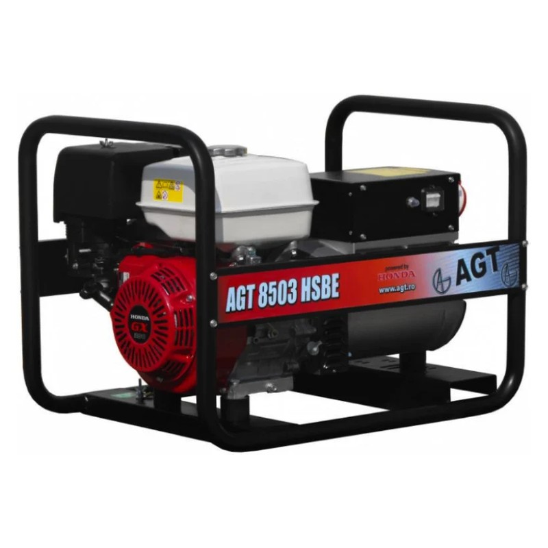 Generator de curent monofazat AGT 8503 HSBE R26, rezervor 26L