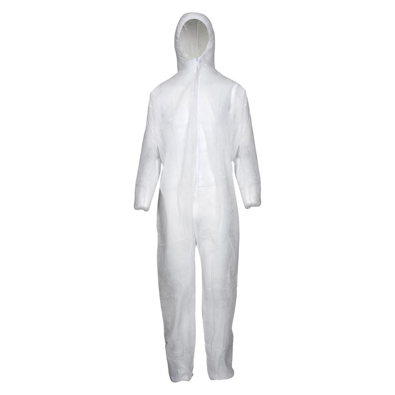 Combinezon de protectie Asatex PP, alb, mas. 3XL