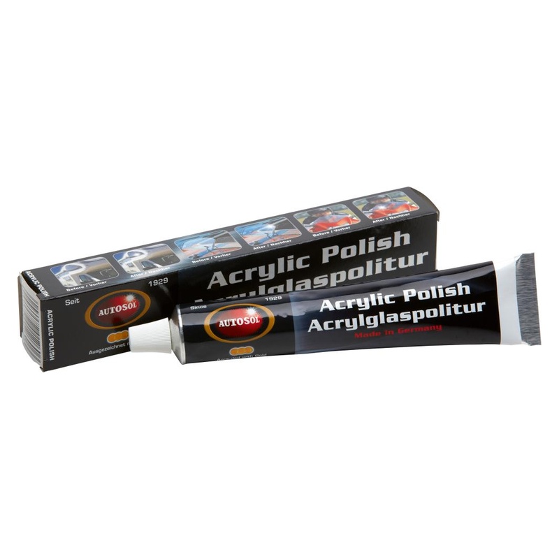 Pasta de polisat pentru sticla acrilica, tub 75 ml, AUTOSOL
