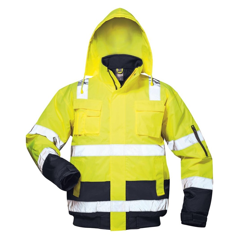 Jacheta Safestyle AXEL, galben/albastru marin, mas. 2XL