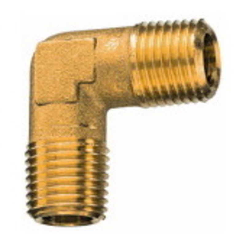 Racord 90 °, din alama, cu filet exterior, R1/2", 31mm, cheie 21mm, RIEGLER