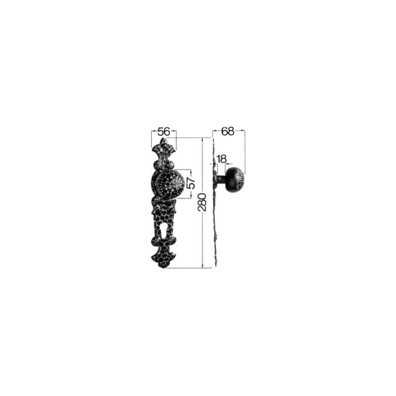 Button longs Nr.316/208H PZ Ei Rowe
