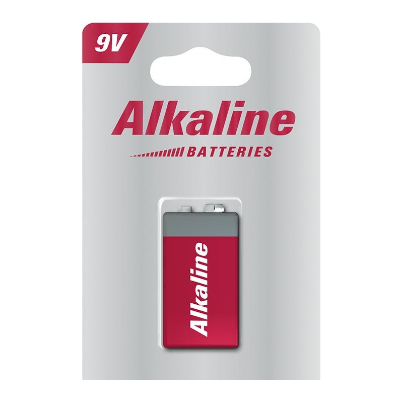 Baterie Alcalina 9V, E-Block, ambalata individual