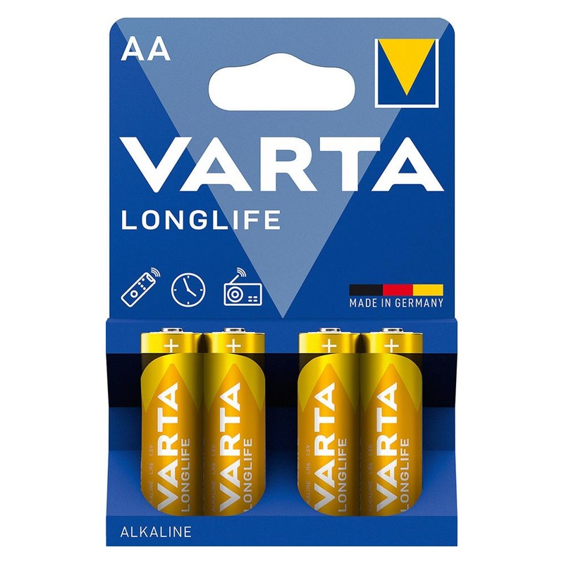 Baterie LONGLIFE Mignon AA LR 6, blister de 4, VARTA
