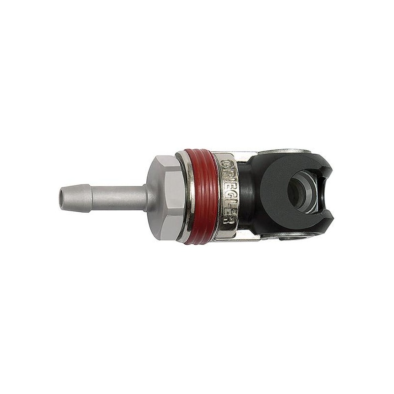 Cupla de siguranta pivotanta, NW 7.2, din otel, duza pentru furtun LW10, 82 mm, SW 22 mm, RIEGLER
