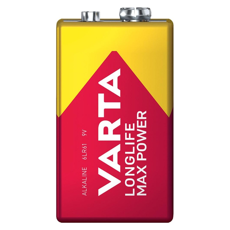 Baterie LONGLIFE Max Power 9V, E-bloc 6 LR 6, ambalat individual in blister, VARTA