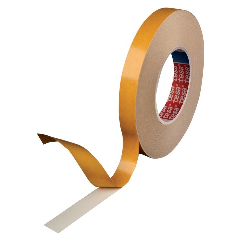 Banda dublu adeziva tesafix 4952, 50 m x 15 mm, alba, TESA