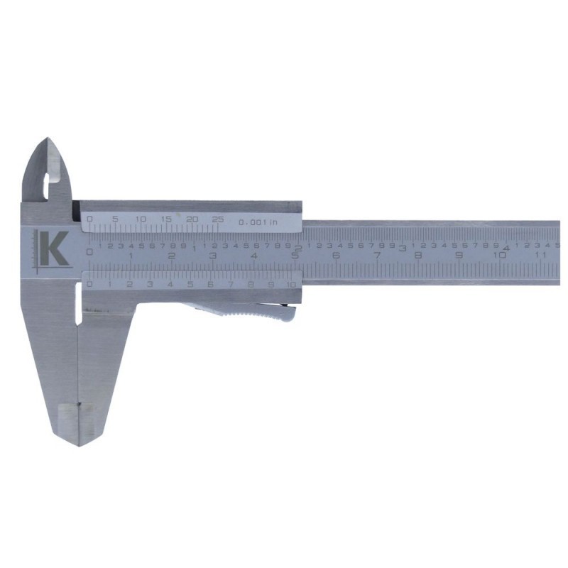 KMITEX - Subler cu surub de fixare si tija de adancime, 0,02 mm+inch, 500/125 mm [6015.125]